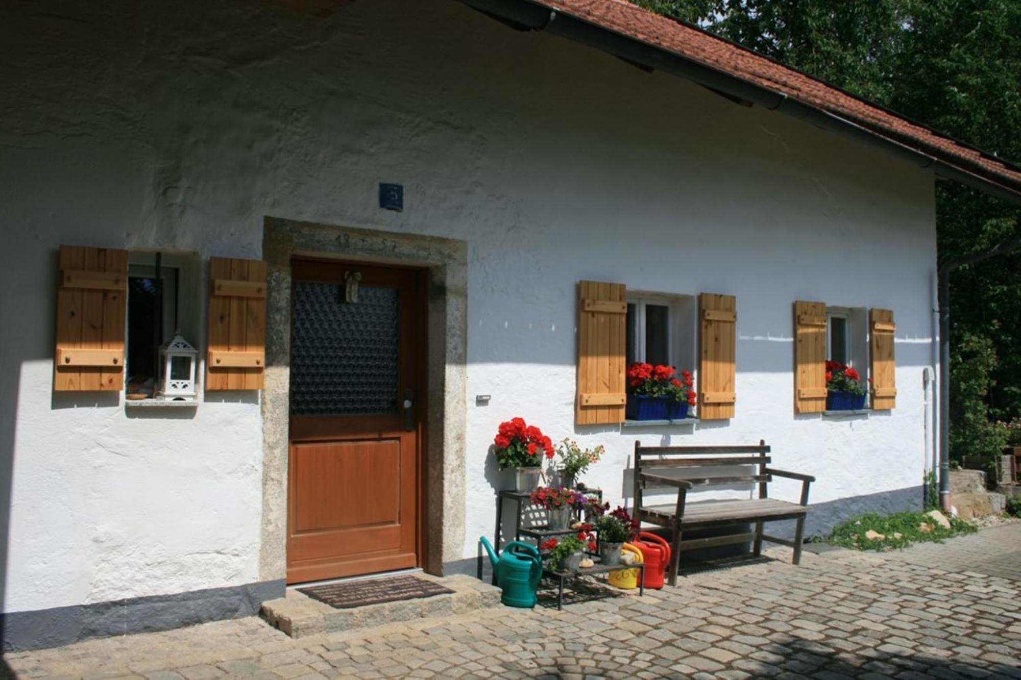 Ferienhaus Winter Blaibach Buitenkant foto